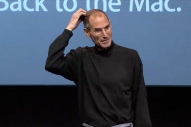 Steve Jobs at the "Back to the Mac" event