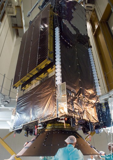 Terrestar-1 satellite (Image via & © Ariane Space Services)
