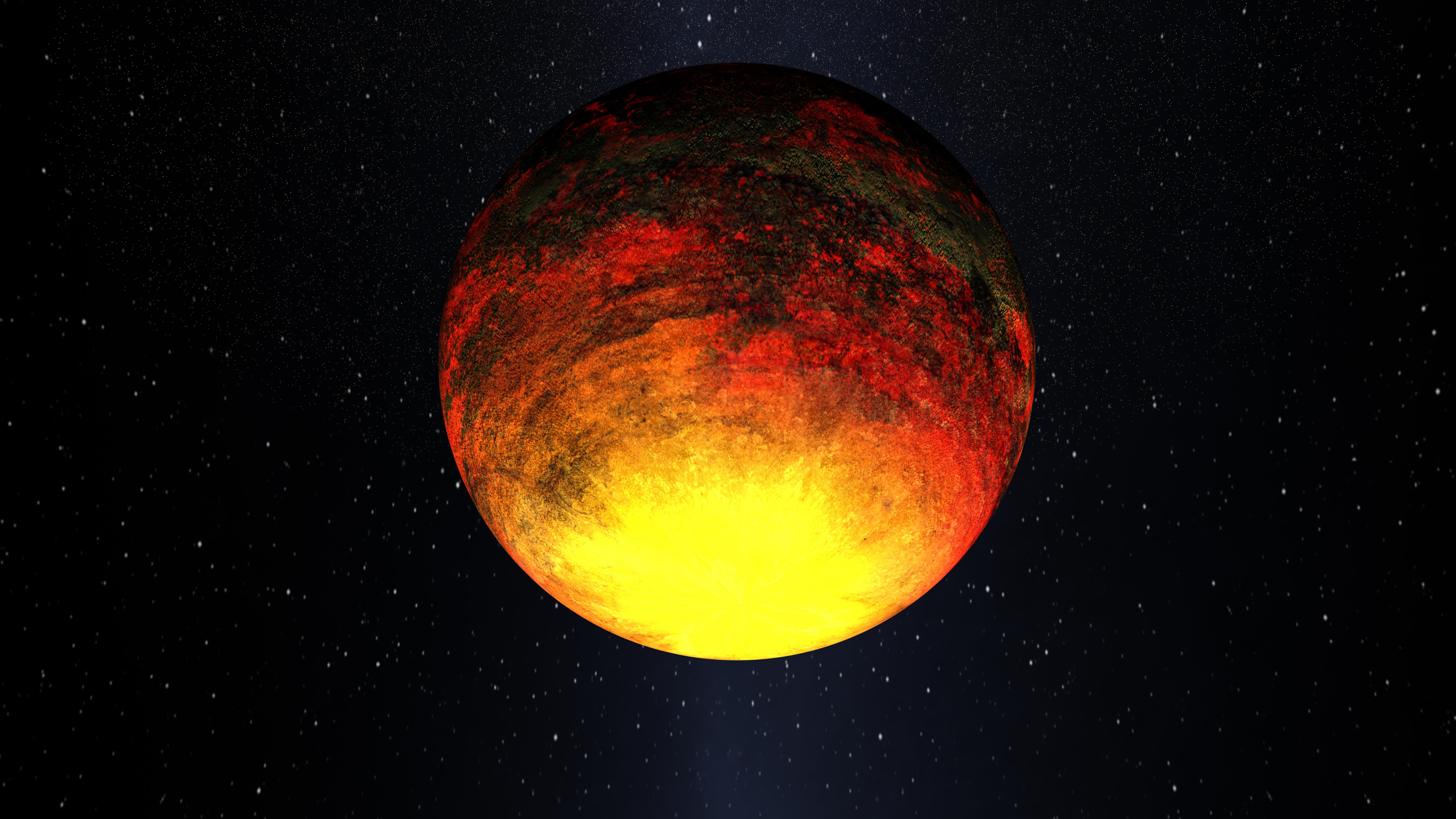 Artist's Depiction of Kepler-10b