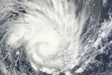 NASA image of Tropical Cyclone Yasi