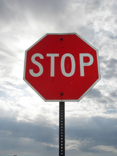 Stop sign. Credit: Kt Ann via Flickr