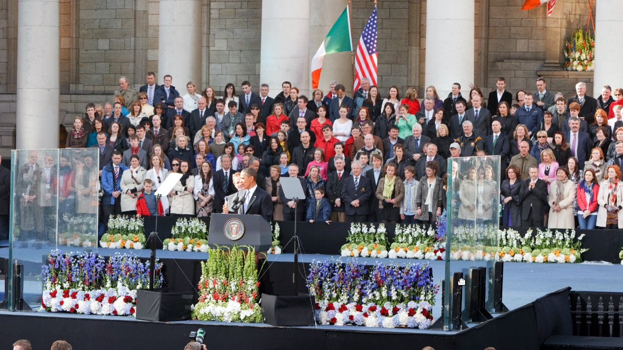 Obamas speech in college green