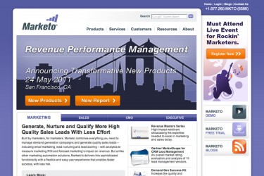 Marketo website