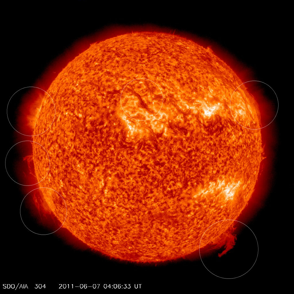 A massive solar flare that occurred on June 7th, 2011. Credit: NASA