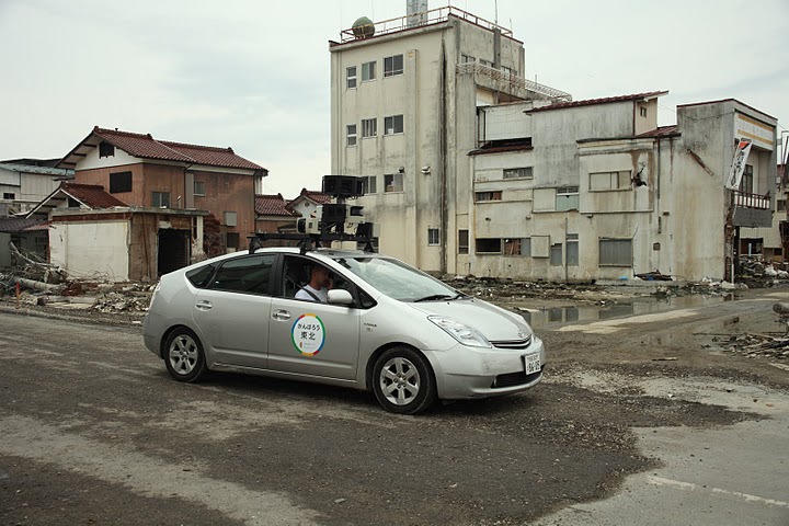 Google Street View in tsunami-struck Japan