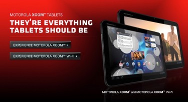 Motorola manufacture the Android-powered Zoom tablet