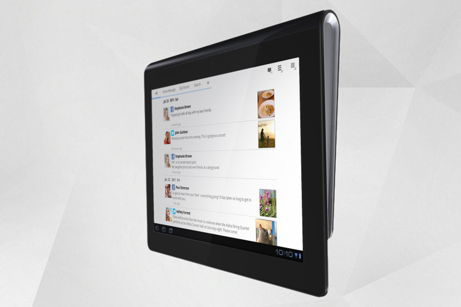 The Tablet S will be the first Sony tablet available this September, most likely at €499