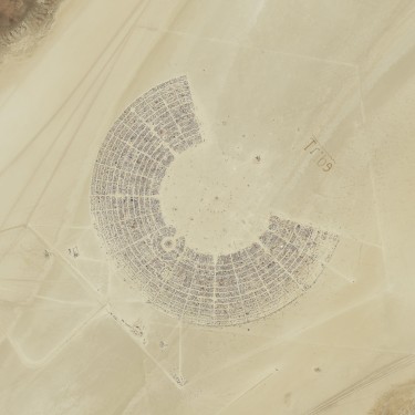 Burning Man 2011 from above