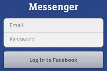 Facebook Messenger login