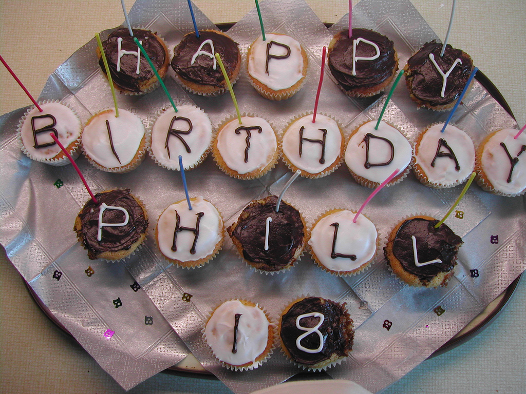 This cake belongs to Phill, not us. Ours is much larger.
