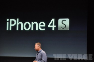 Apple's Phil Schiller speaking at the iPhone event in Cupertino this evening