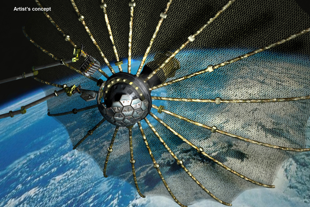 Phoenix artist's concept. Credit: DARPA