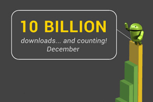 10 billion Android apps downloaded