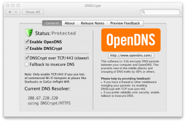 DNSCrypt from OpenDNS