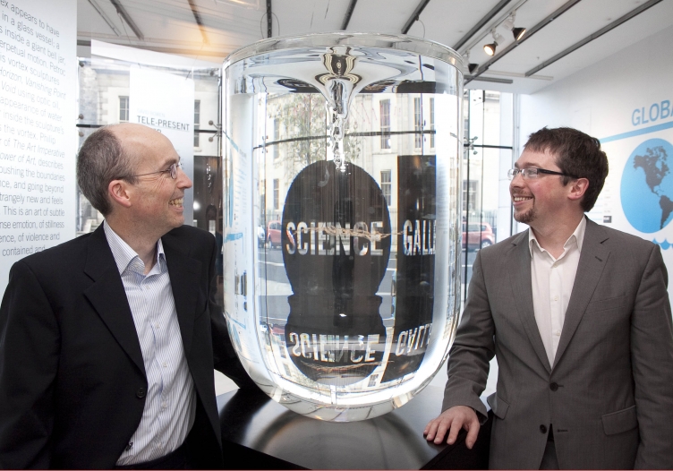 David Martin, Director of Geo Operations at Google with Michael John Gorman, Director of Science Gallery Dublin