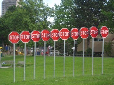 Stop signs