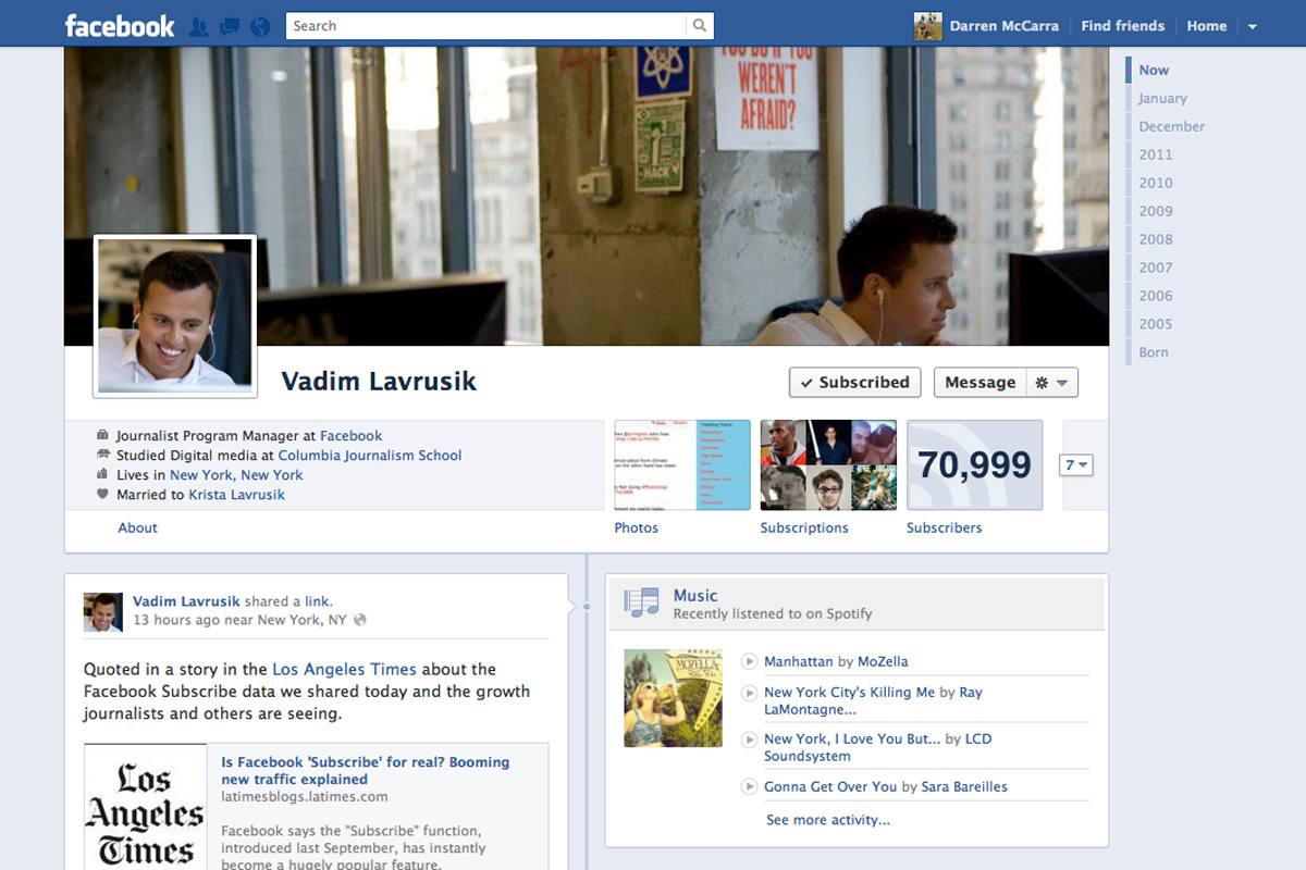 Vadim Lavrusik - Journalist Program Manager at Facebook