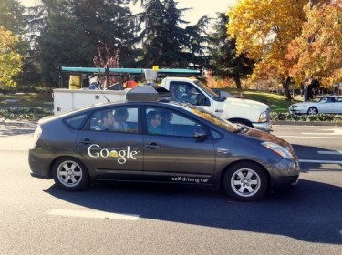 One of Google's self-driving cars