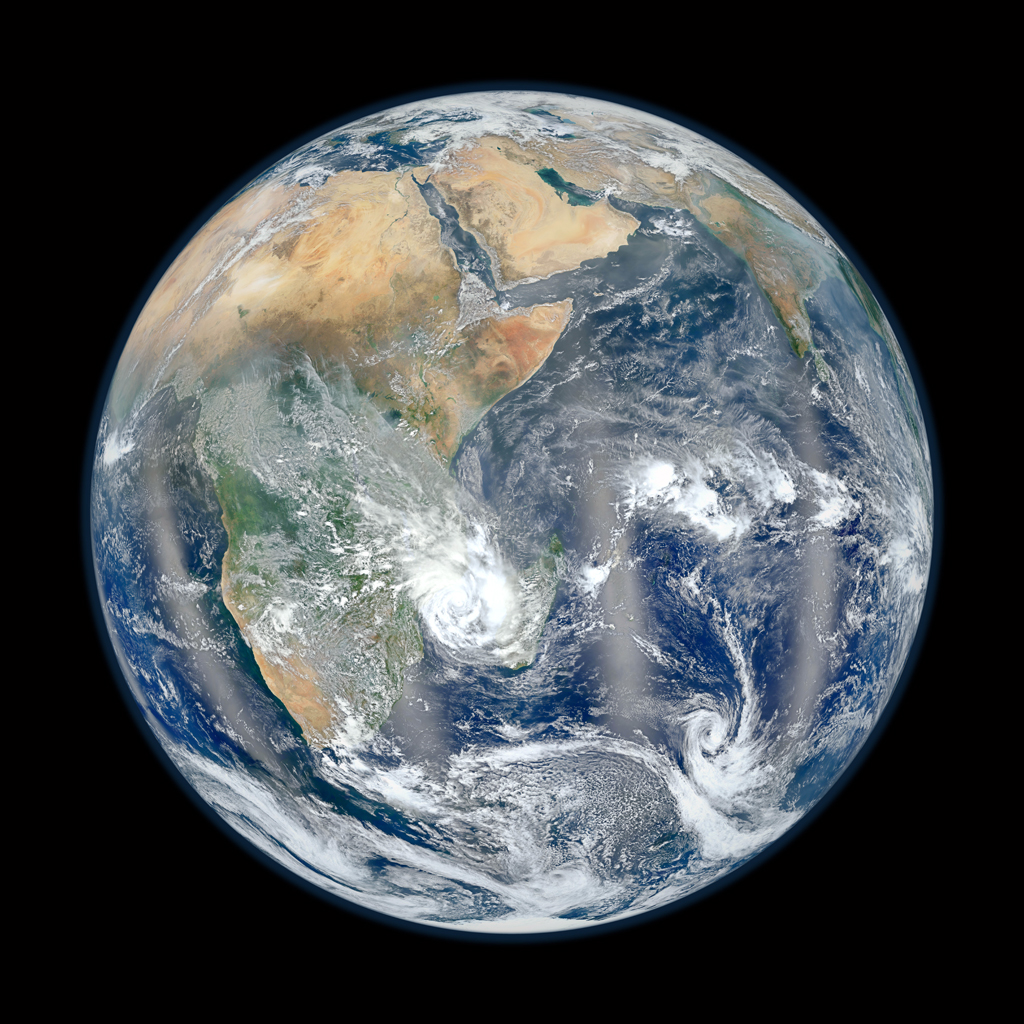 NASA Blue Marble East 2012