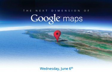 Google Maps 3D event invite