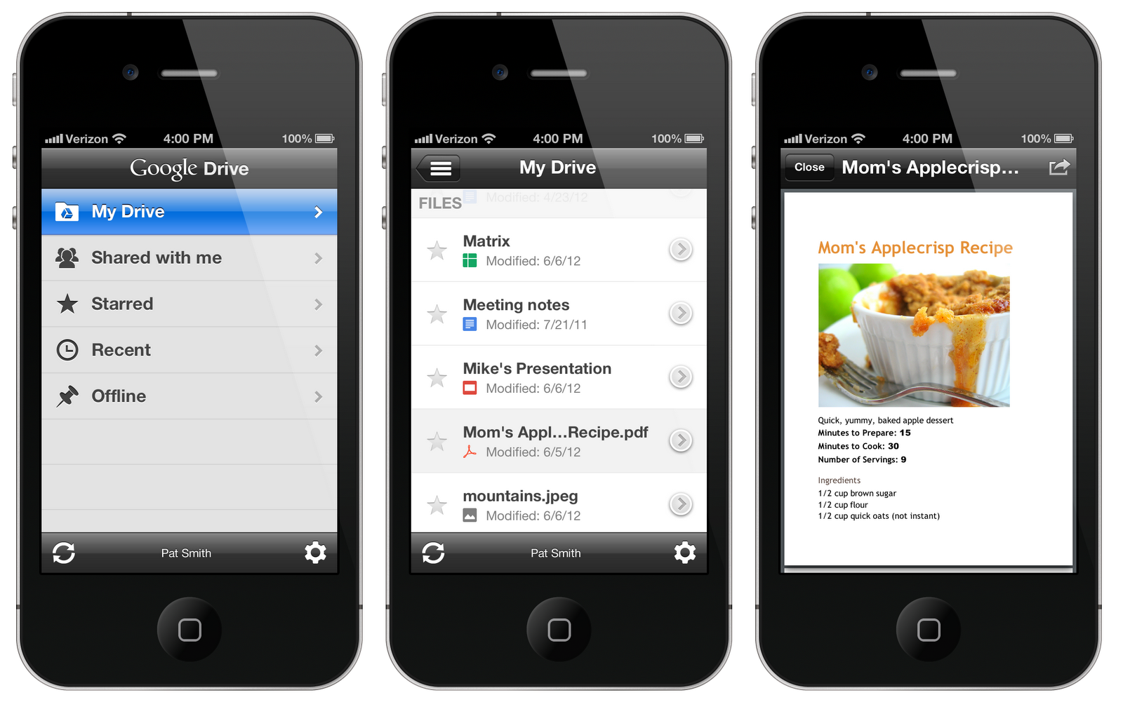Google Drive is available on iPhone, iPad and iPod Touch from today