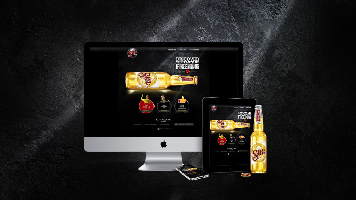 Sol Beer's responsive web design
