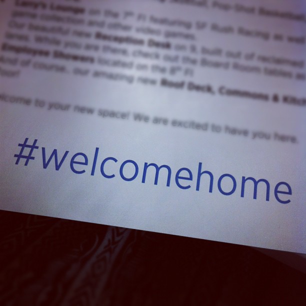 Twitter #welcomehome