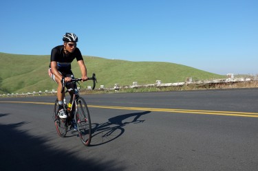 Cycling uphill