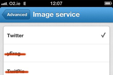 Twitter: No third-party image services please