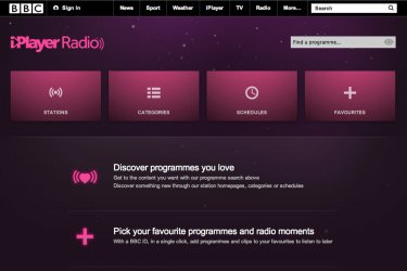 BBC iPlayer Radio screenshot