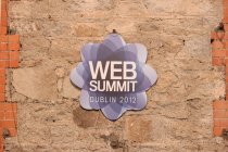 Web Summit branding envelopes Dublin's RDS arena.