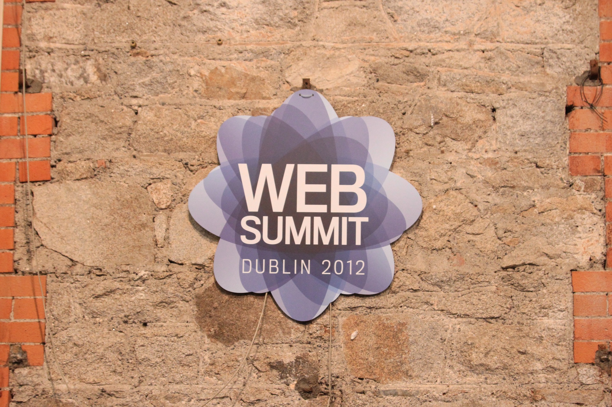 Web Summit branding envelopes Dublin's RDS arena.