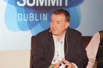 Dermot Williams, Managing Director of Threatscape, during a security panel discussion in the Cloud Stage.
