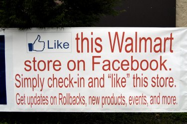 Like Walmart on Facebook