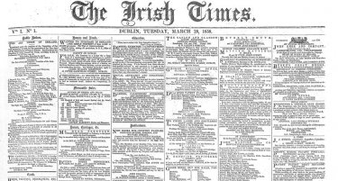 Irish Times first edition