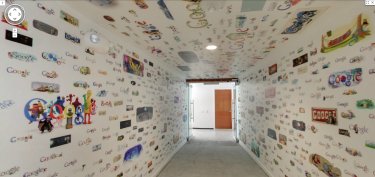 Google's Los Angeles' office Street view & doodle corridor in Venice Beach