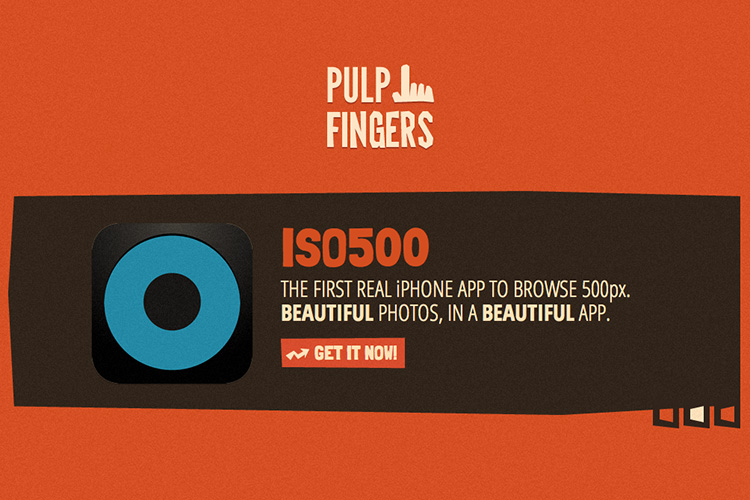 Pulpfingers' ISO500 app