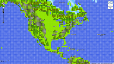 8 bit Google Maps