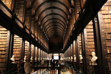 The Long Room in Trinity College Dublin