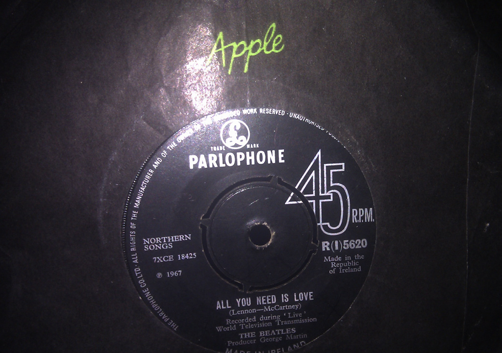 Apple records All You Need is Love