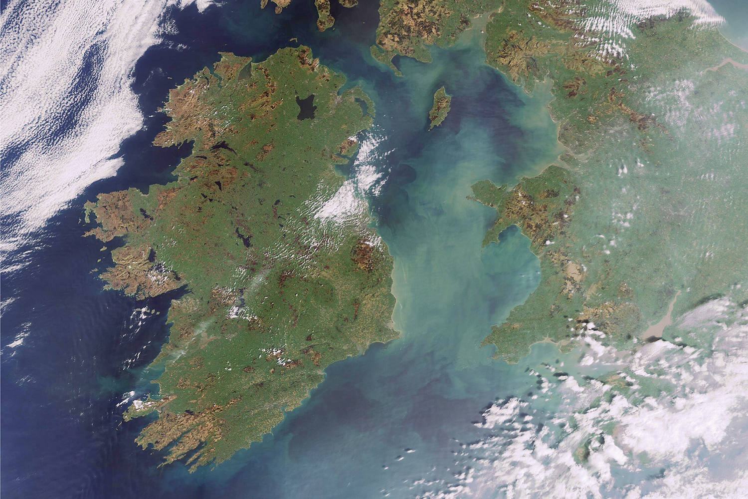 Ireland from space