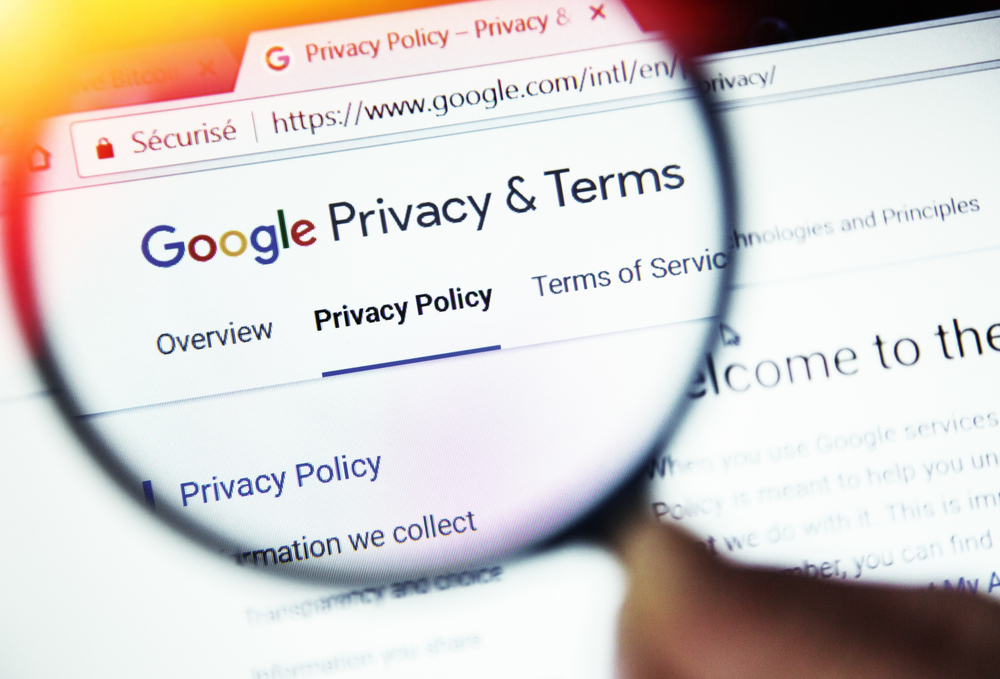 google privacy terms