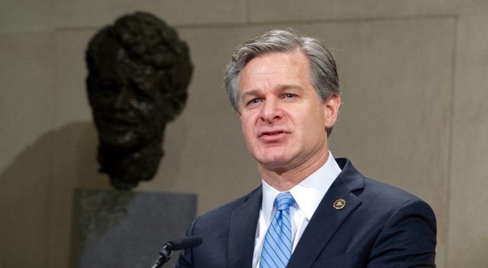 FBI director Christopher Wray